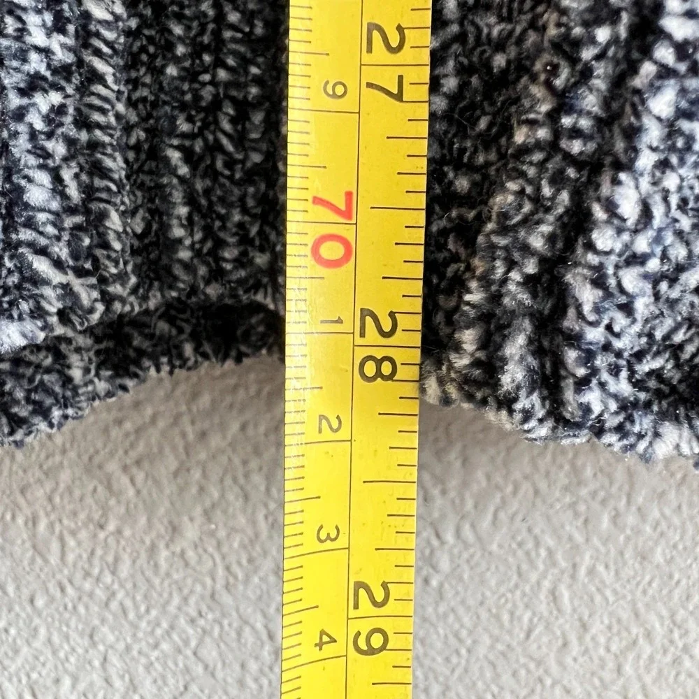 Orvis Ladies Chenille Tunic Sweater Heathered Blue Size Medium - Picture 8 of 8